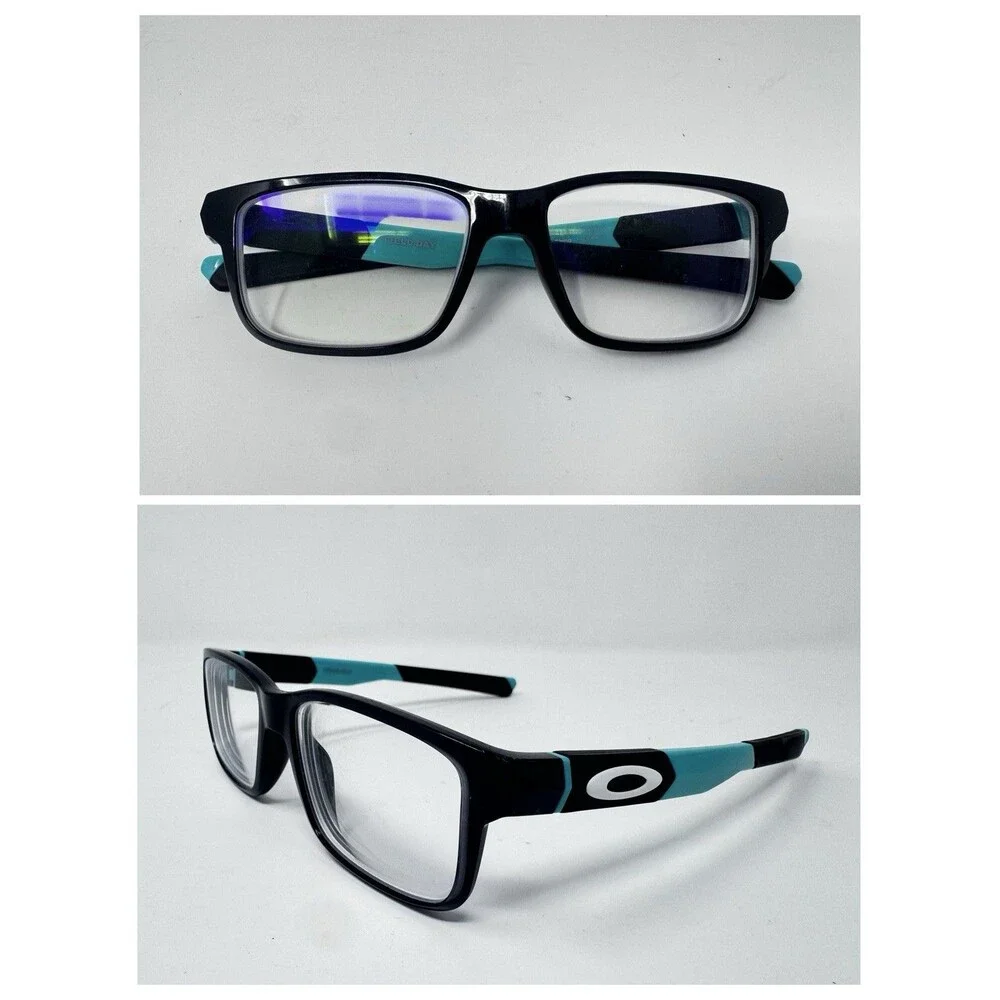 Oakley OY8007-0348 Field Day Black Ink Teal Eyeglass Frames 48-14-128 Authentic